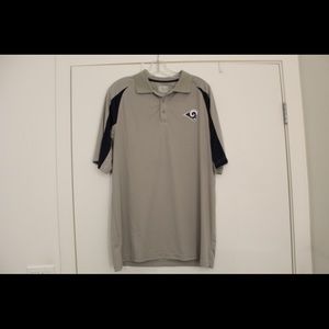 Large Fanatics Pro St. Louis Rams Collared Shirt.